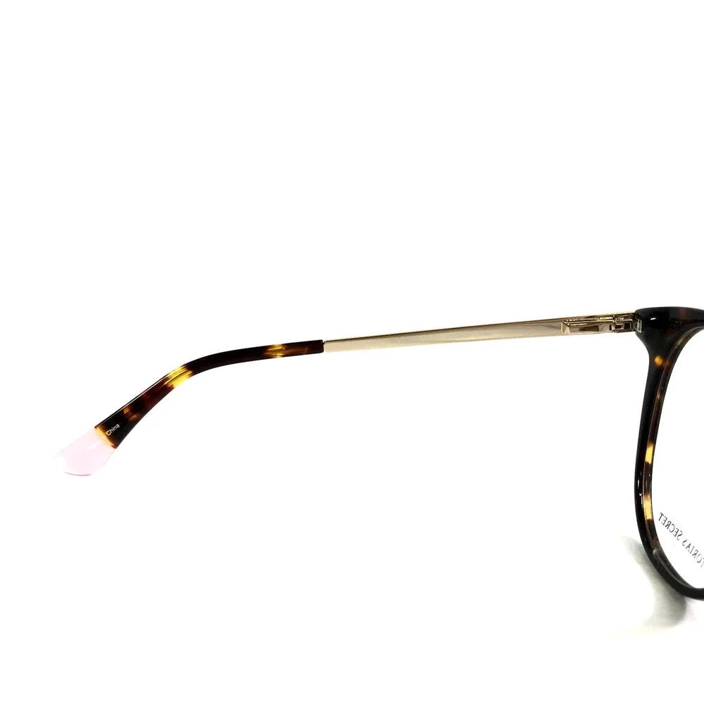Victoria's Secret Eyeglasses Frames VS5004 052 Tortoise Gold Round 53-17-140